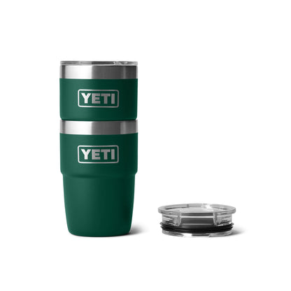 YETI Rambler Stackable Cup CL with Magslider Lid 8 oz (237ml) | Black Forest Green