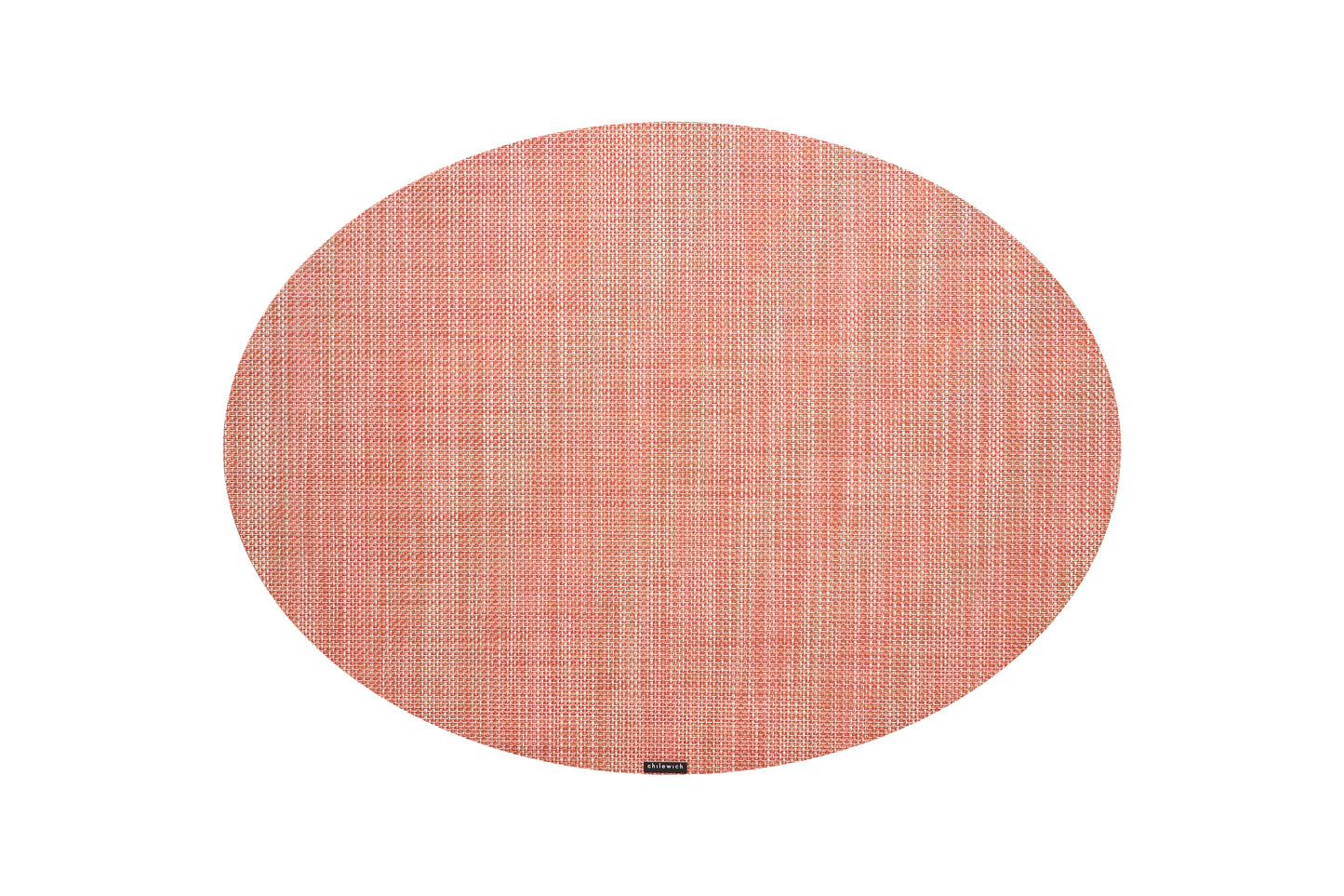 Chilewich placemat Mini Basketweave Ovaal - Clay