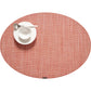 Chilewich placemat Mini Basketweave Ovaal - Clay