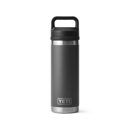 YETI Rambler Water Bottle with Chug Cap 18oz (532ml) | Charcoal