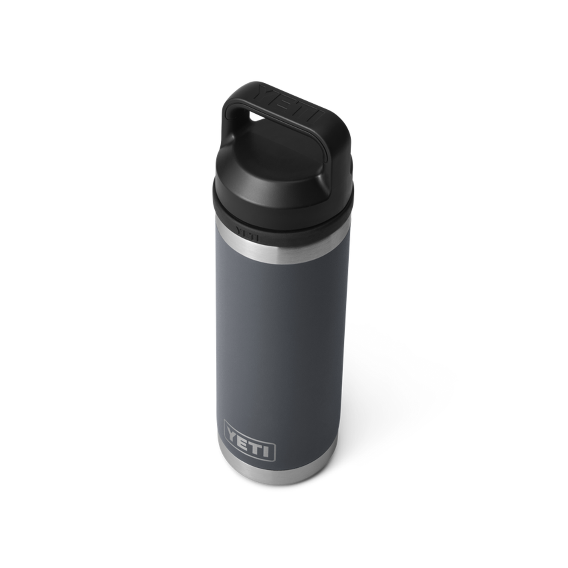 YETI Rambler Water Bottle with Chug Cap 18oz (532ml) | Charcoal