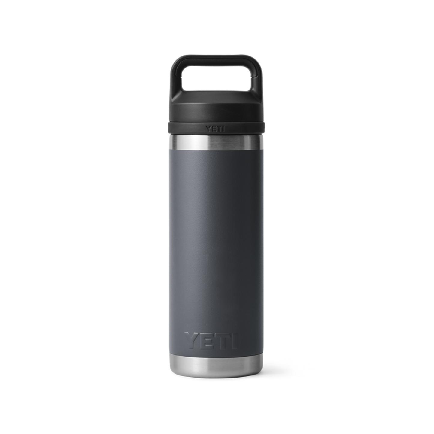 YETI Rambler Water Bottle with Chug Cap 18oz (532ml) | Charcoal