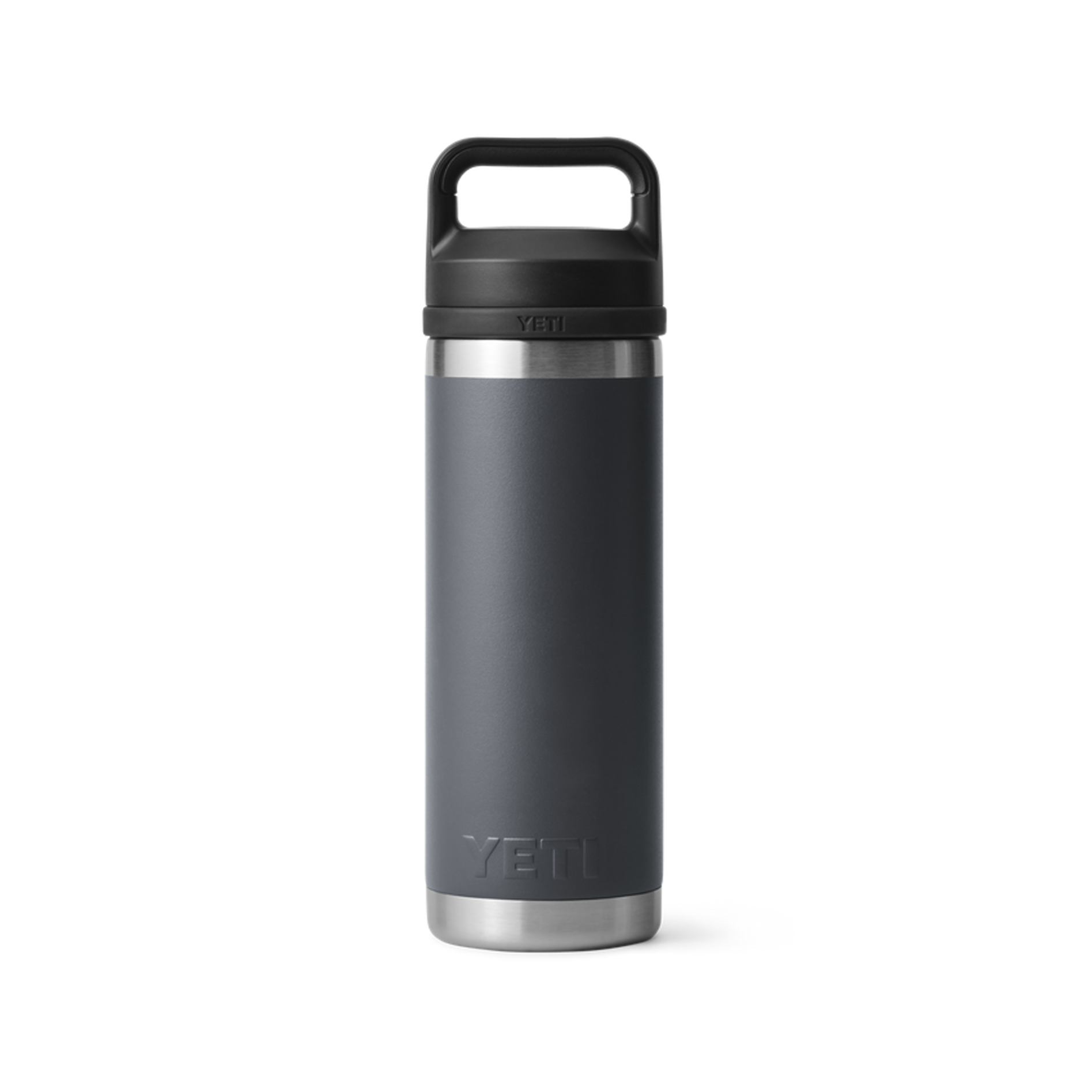 YETI Rambler Water Bottle with Chug Cap 18oz (532ml) | Charcoal