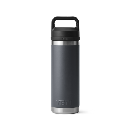 YETI Rambler Water Bottle with Chug Cap 18oz (532ml) | Charcoal