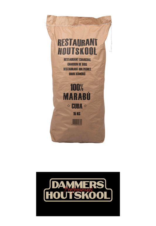 Dammers houtskool - Marabu - 15 kg