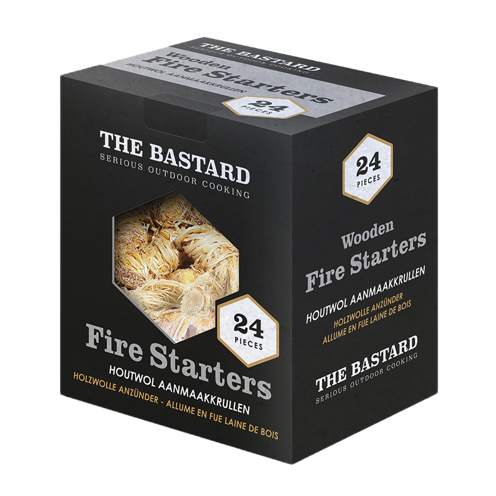 The Bastard Wooden Fire Starters - 24 st