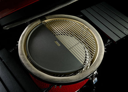 Kamado Joe Half Moon Reversible Griddle Cast Iron | Classic Joe