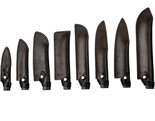 Forged Leren hoes Chefs Knife