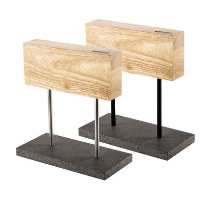 Style de Vie Messenblok Magnetisch Eiken met natuurstenen voet