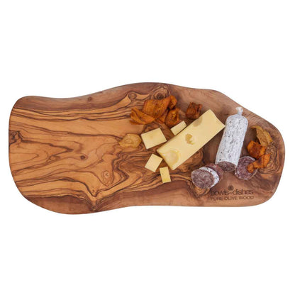 Bowls & Dishes | Pure Olive Wood Olijfhouten Borrelplank 40 t/m 45cm