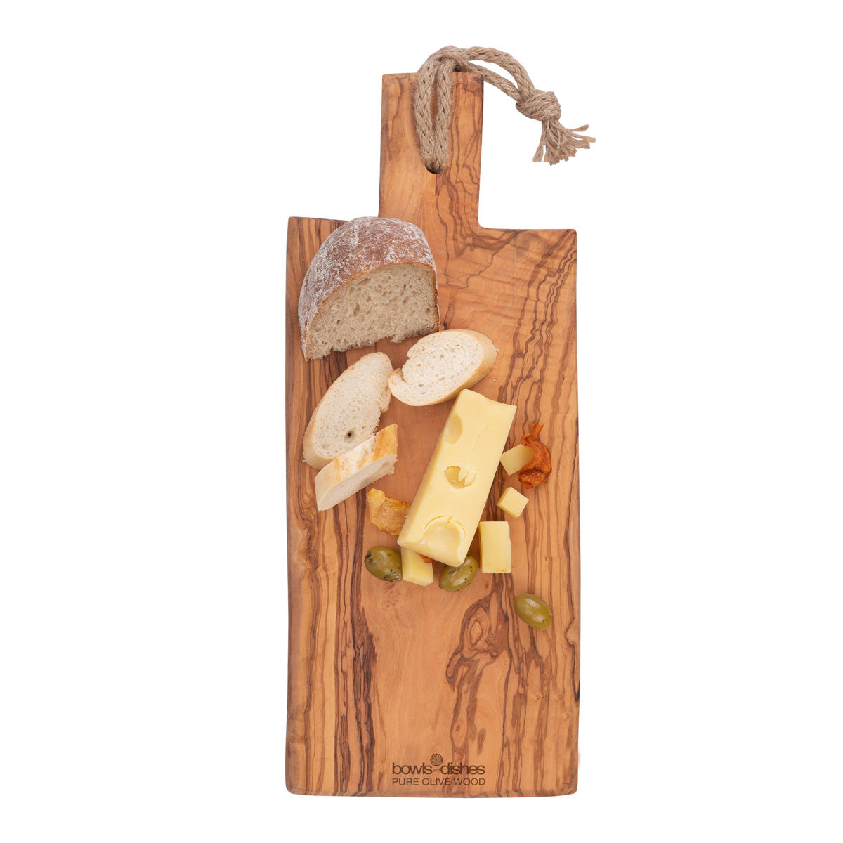 Bowls & Dishes | Pure Olive Wood Olijfhouten Bakkersplank 40cm