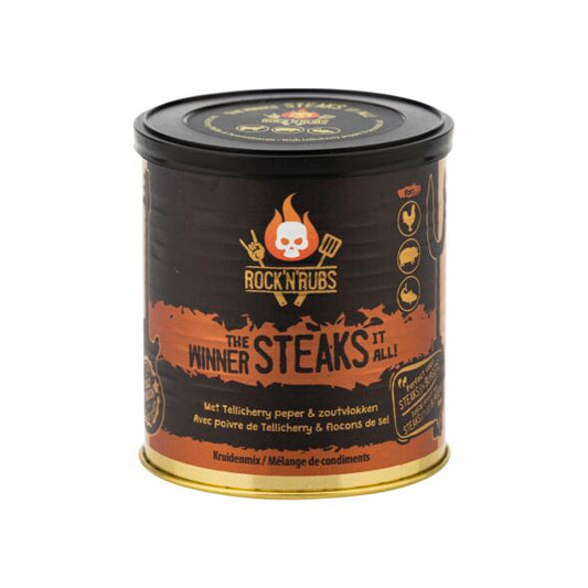 Rock 'n' rubs - The Winner Steaks it All