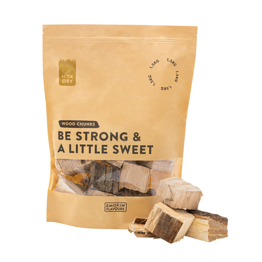 Smokin' Flavours Wood Chunks Hickory 1,5kg