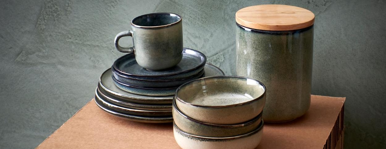 Salt&Pepper | Meridian Groen/Blauw Bord 26cm
