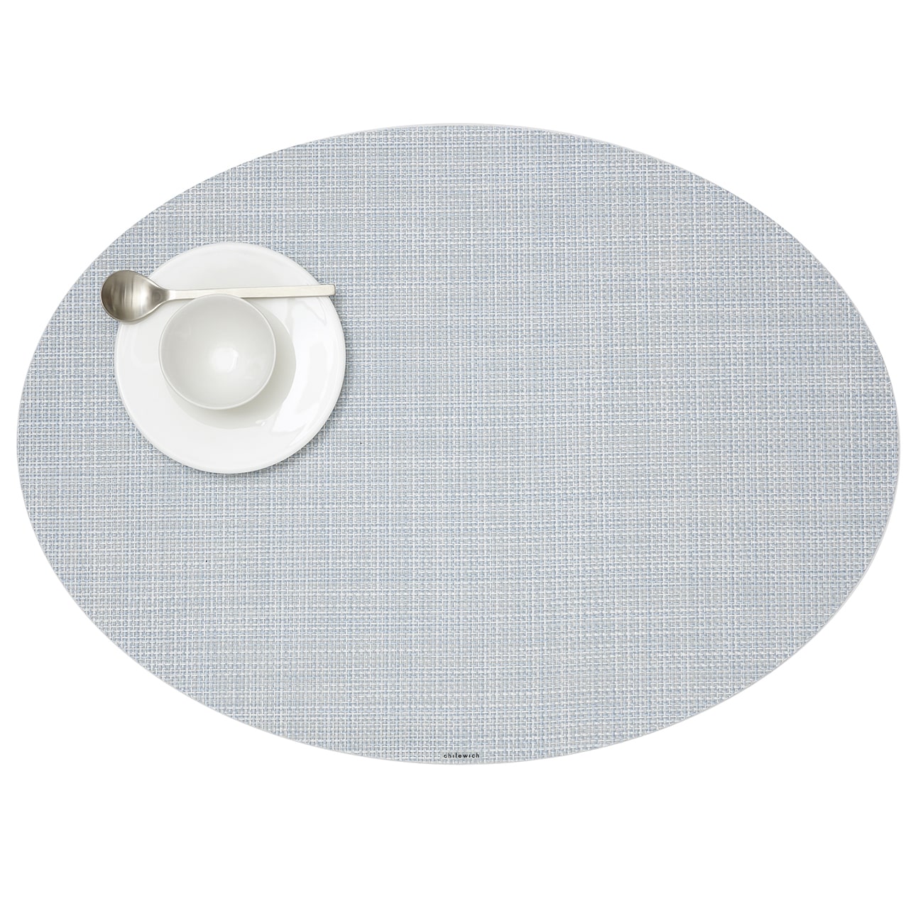 Chilewich placemat Mini Basketweave Ovaal - Sky