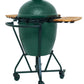 Big Green Egg Kamado including Integgrated Nest & Handler + Acacia Wood Egg Mates | Large