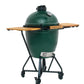 Big Green Egg Kamado including Integgrated Nest & Handler + Acacia Wood Egg Mates | Large