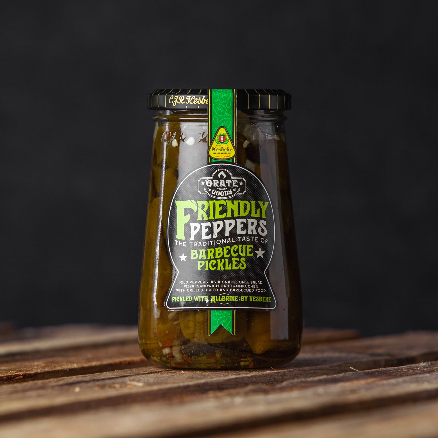 KESBEKE Barbecue Pickels - Friendly Peppers - 300gr