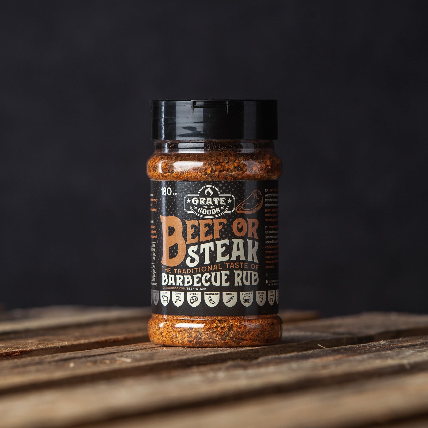 Grate Goods Beef or Steak Barbecue Rub - 180 gr