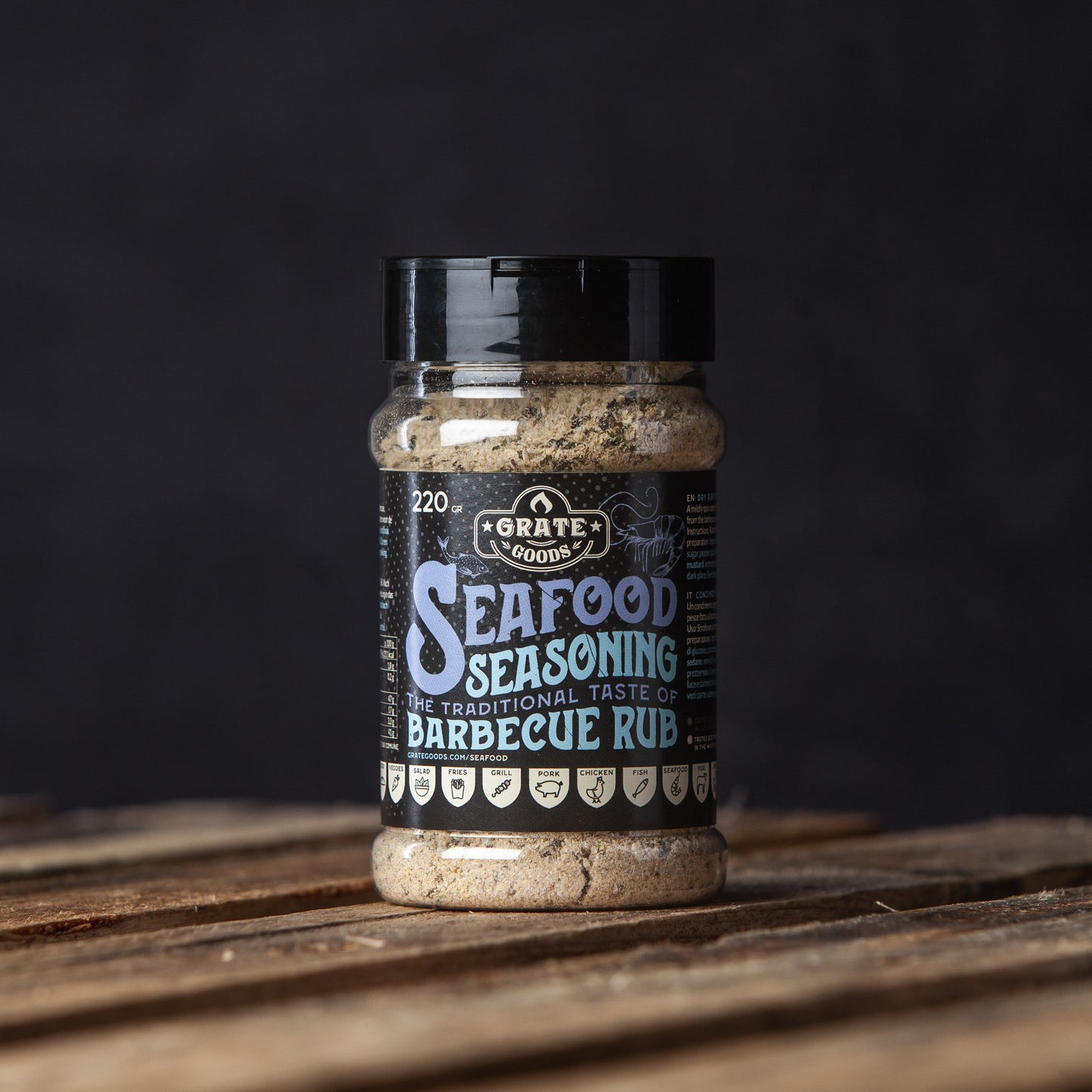 Grate Goods Seafood Seasoning Barbecue Rub - 180 gr