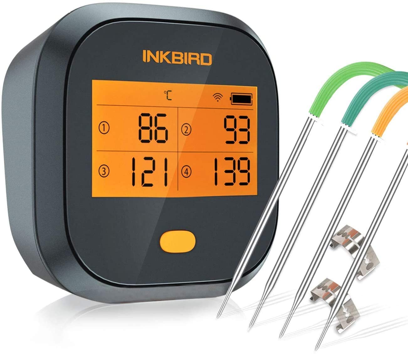 INKBIRD IBBQ-4T WIFI Thermometer | 4 wired probes