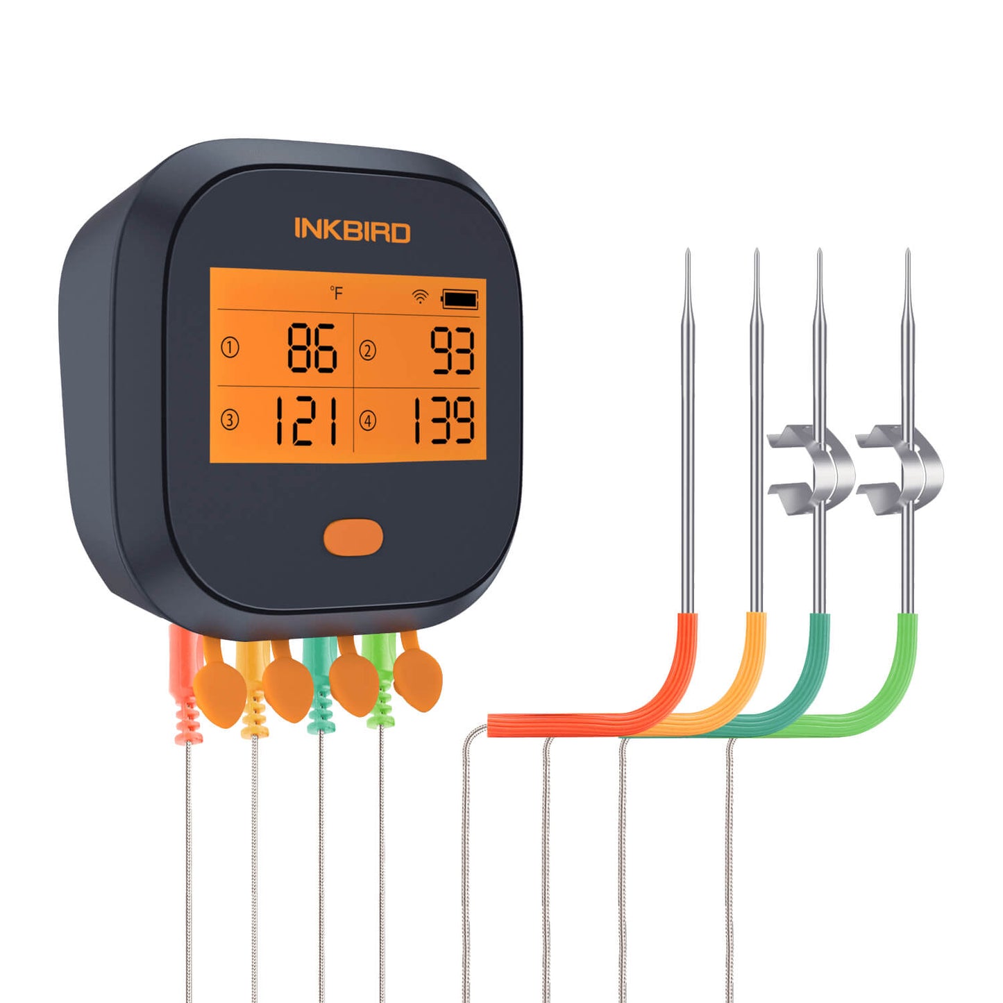 INKBIRD IBBQ-4T WIFI Thermometer | 4 wired probes