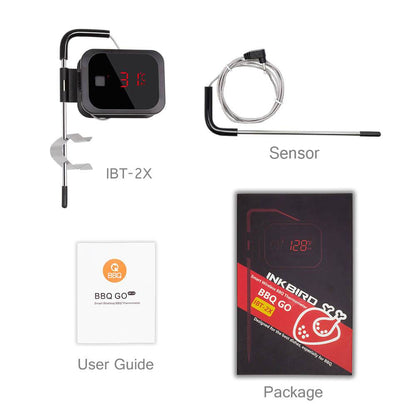INKBIRD IBT-2X Smart Wireless BBQ Bluetooth Thermometer | 2 wired probes