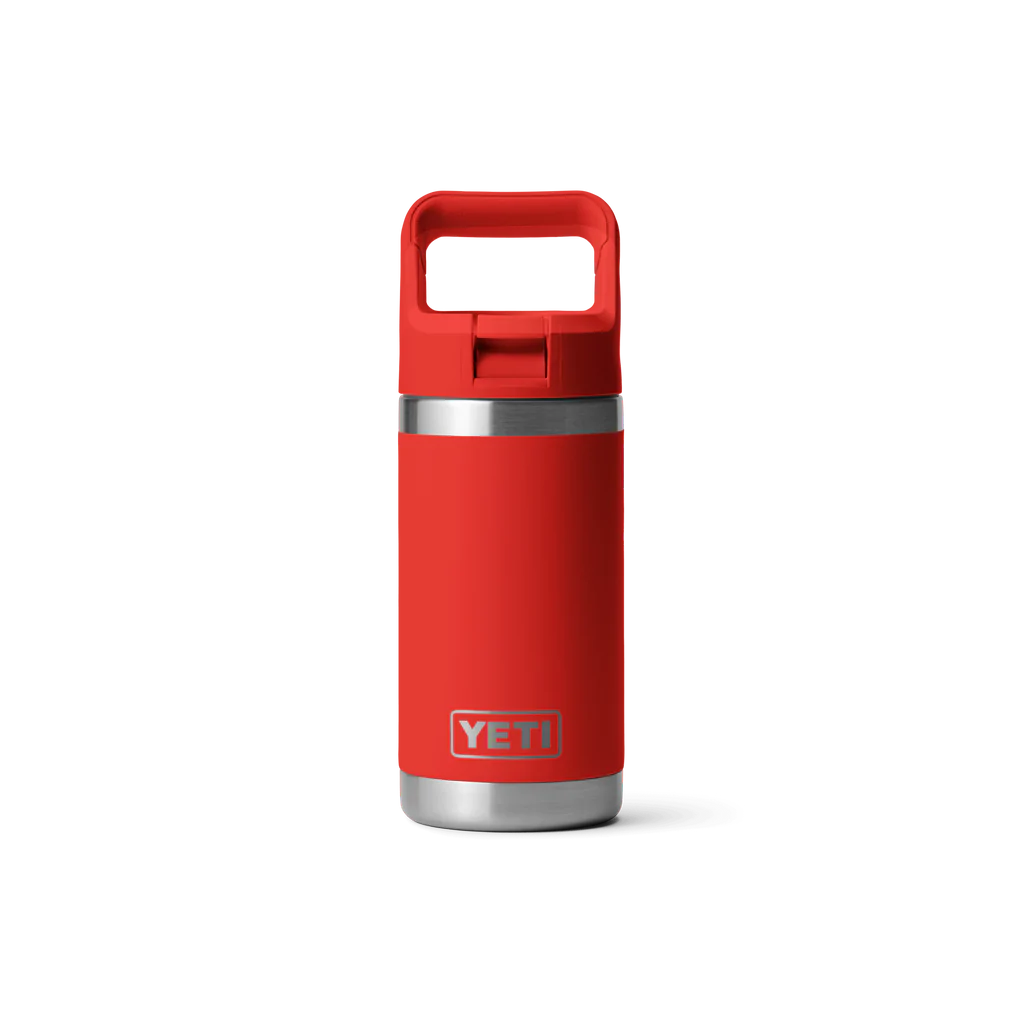 YETI Rambler Junior Kids Water Bottle with Color-Matched Straw Cap 12oz (355ml) | Canyon Red