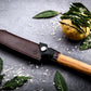 Forged Leren hoes Santoku 14 mes