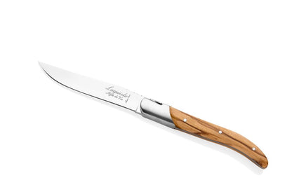 Laguiole Luxury Line Steakmessen - Olijfhout