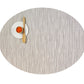 Chilewich placemat Bamboo oval - Chalk