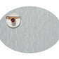 Chilewich placemat Bamboo oval - Seaglass